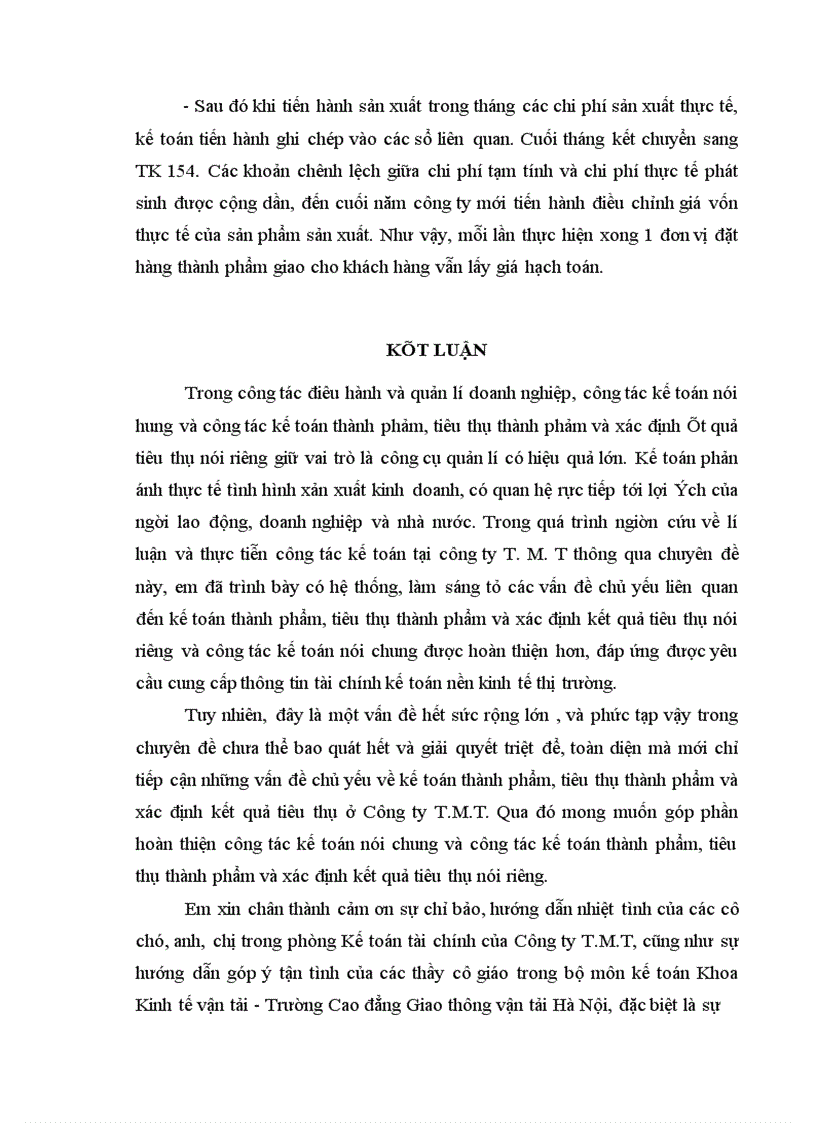 image for page Hoàn thiện kế toán thành phẩm, tiêu thụ thành phẩm và xác định kết quả tiêu thụ tại Công ty Thương mại và sản xuất vật tư thiết bị GTVT