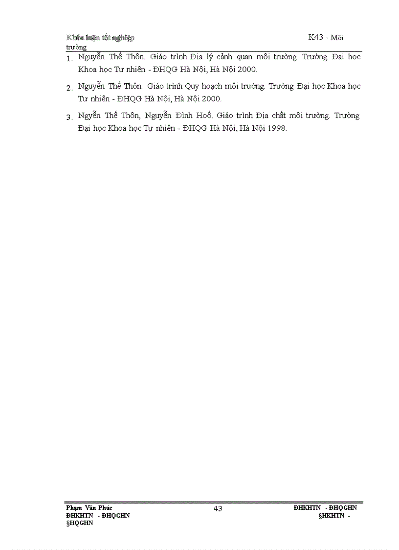 image for page Thành lập bản đồ môi trường sinh thái thị xã Hoà Bình trên cơ sở phương pháp hệ thông tin địa lý(GIS), đánh giá hiện trạng chất lượng và một số kiến nghị bảo vệ môi trường sinh thái ở thị xã đó