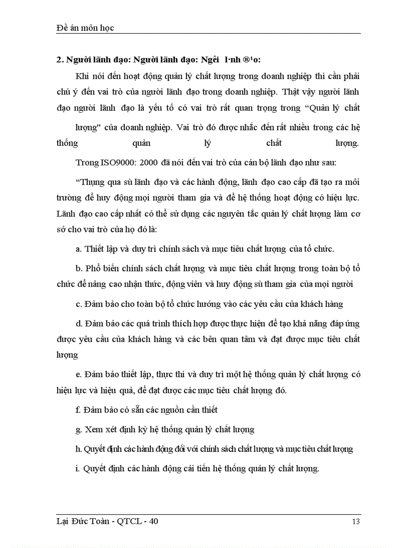 image for page Chất lượng, QLCL và yếu tố con người trong Quản lý chất lượng