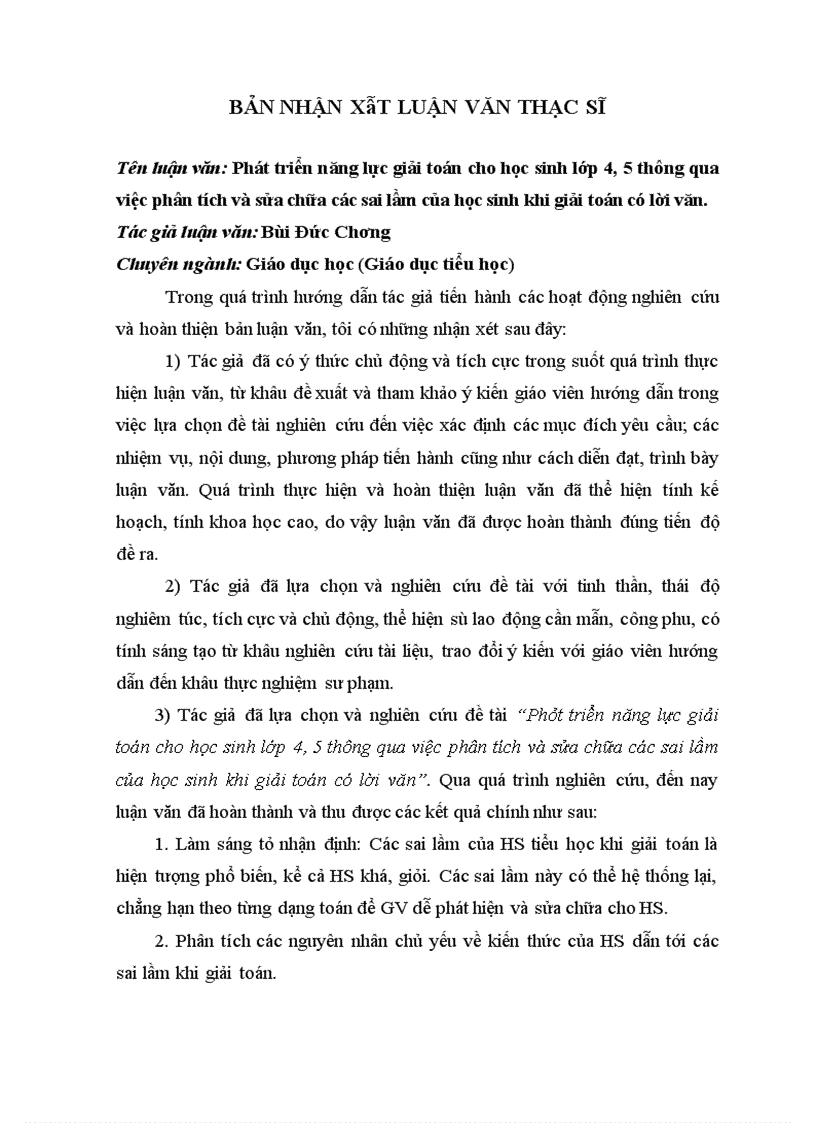 image for page Phát triển năng lực giải toán cho học sinh lớp 4,5 thông qua việc phân tích và sửa chữa các sai lầm của học sinh khi giải toán có lời văn