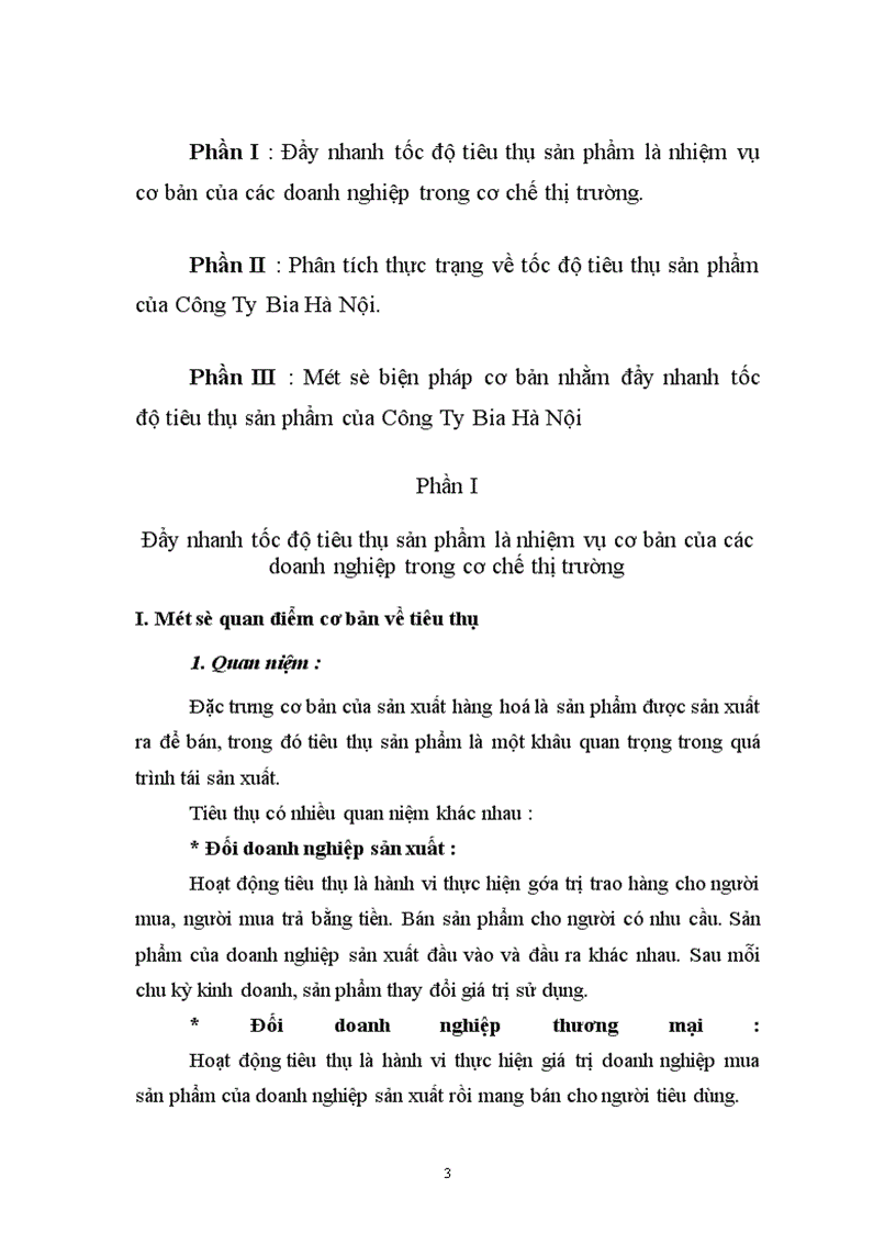 image for page Một số biện pháp cơ bản nhằm đẩy nhanh tốc độ tiêu thụ sản phẩm ở Công ty bia Hà Nội