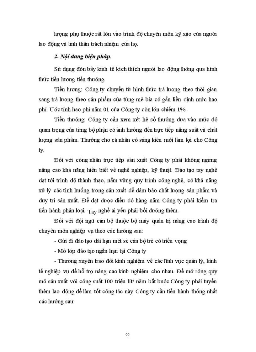 image for page Một số biện pháp cơ bản nhằm đẩy nhanh tốc độ tiêu thụ sản phẩm ở Công ty bia Hà Nội