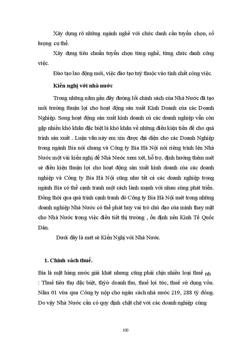 image for page Một số biện pháp cơ bản nhằm đẩy nhanh tốc độ tiêu thụ sản phẩm ở Công ty bia Hà Nội