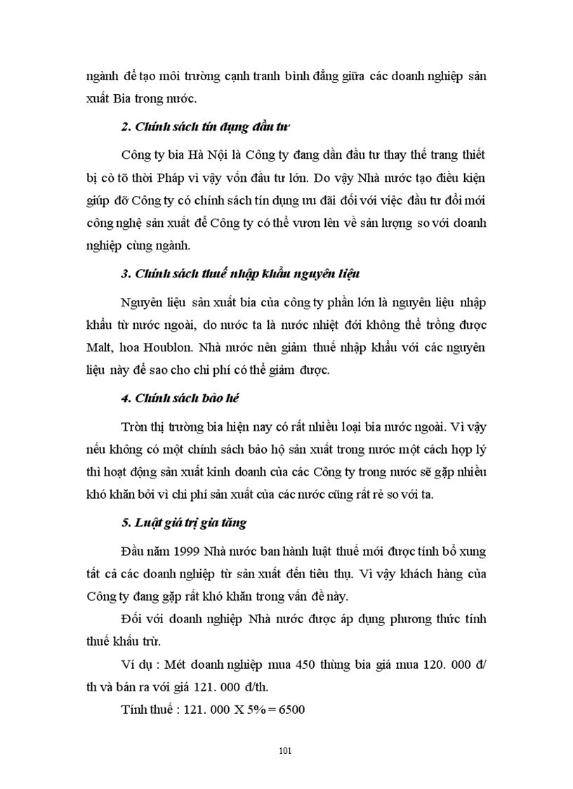 image for page Một số biện pháp cơ bản nhằm đẩy nhanh tốc độ tiêu thụ sản phẩm ở Công ty bia Hà Nội