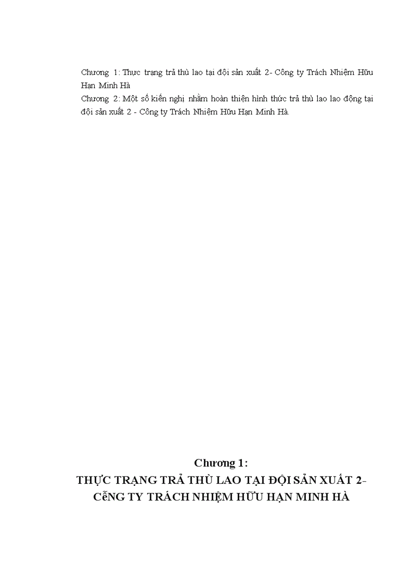 image for page Thù lao lao động tại đội sản xuất 2- Công ty TNHH Minh Hà