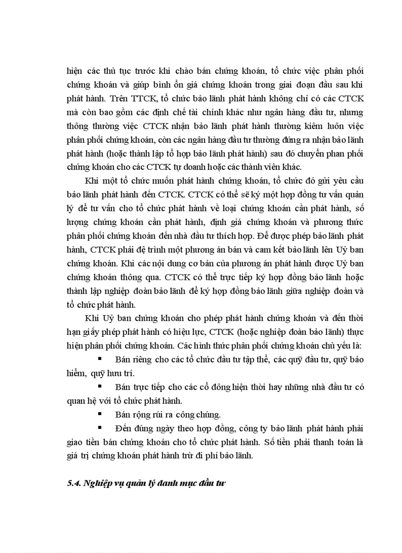 image for page Phát triển hoạt động tự doanh tại Công ty chứng khoán Phố wall