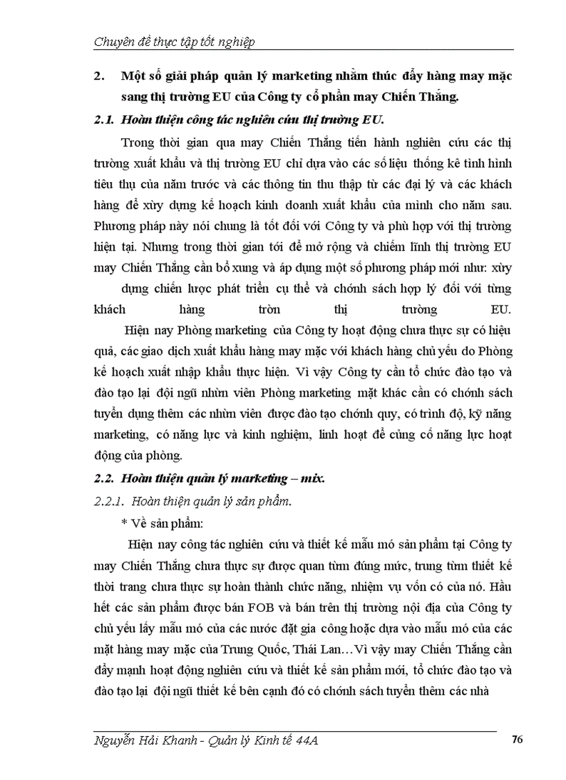 image for page Hoàn thiện quản lý marketinh nhằm thúc đẩy xuất khẩu hàng may mặc sang thị trường EU