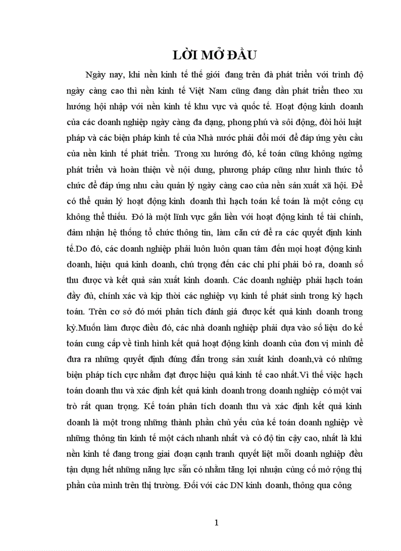 image for page Xác định kết quả kinh doanh tại công ty TNHH thương mại và XNK tổng hợp Ánh Dương