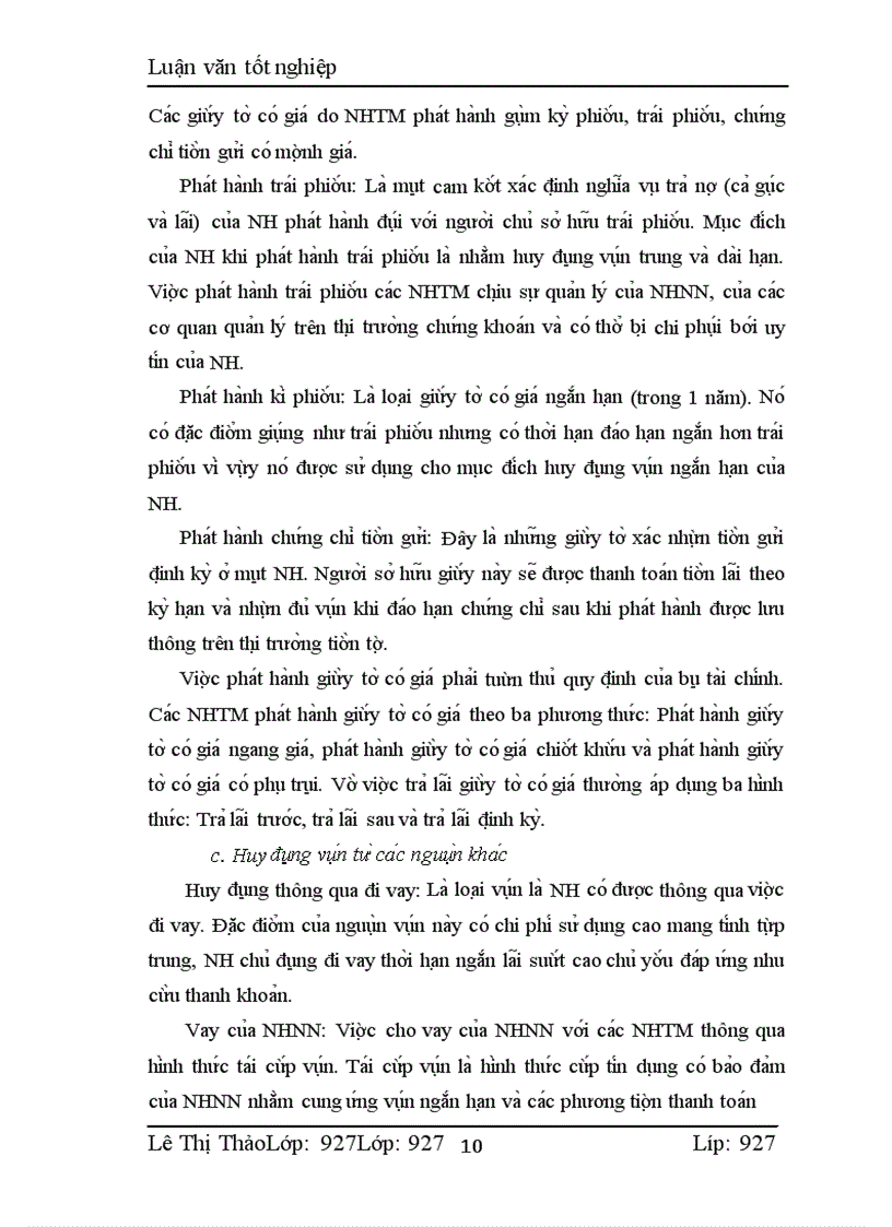 image for page Một số giải pháp nhằm nâng cao hiệu quả sử dụng vốn tại BIDV Quang Trung