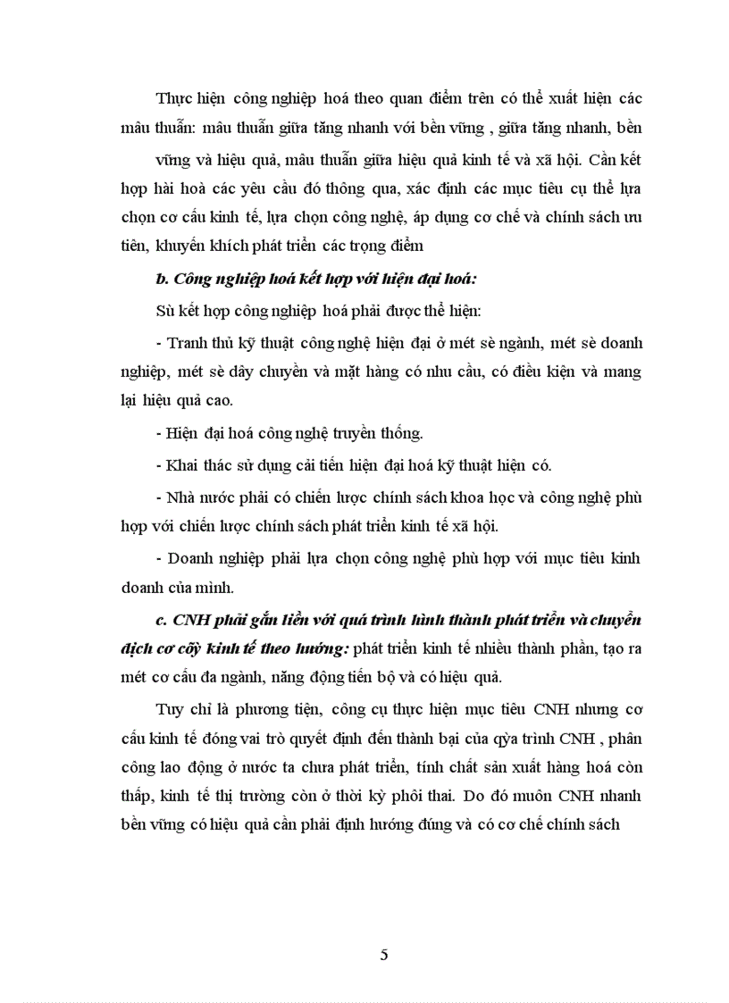 image for page Phương hướng và giải pháp để tiến hành công nghiệp hoá - hiện đại hoá