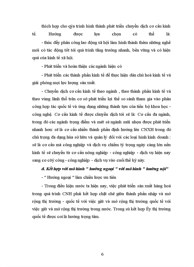 image for page Phương hướng và giải pháp để tiến hành công nghiệp hoá - hiện đại hoá