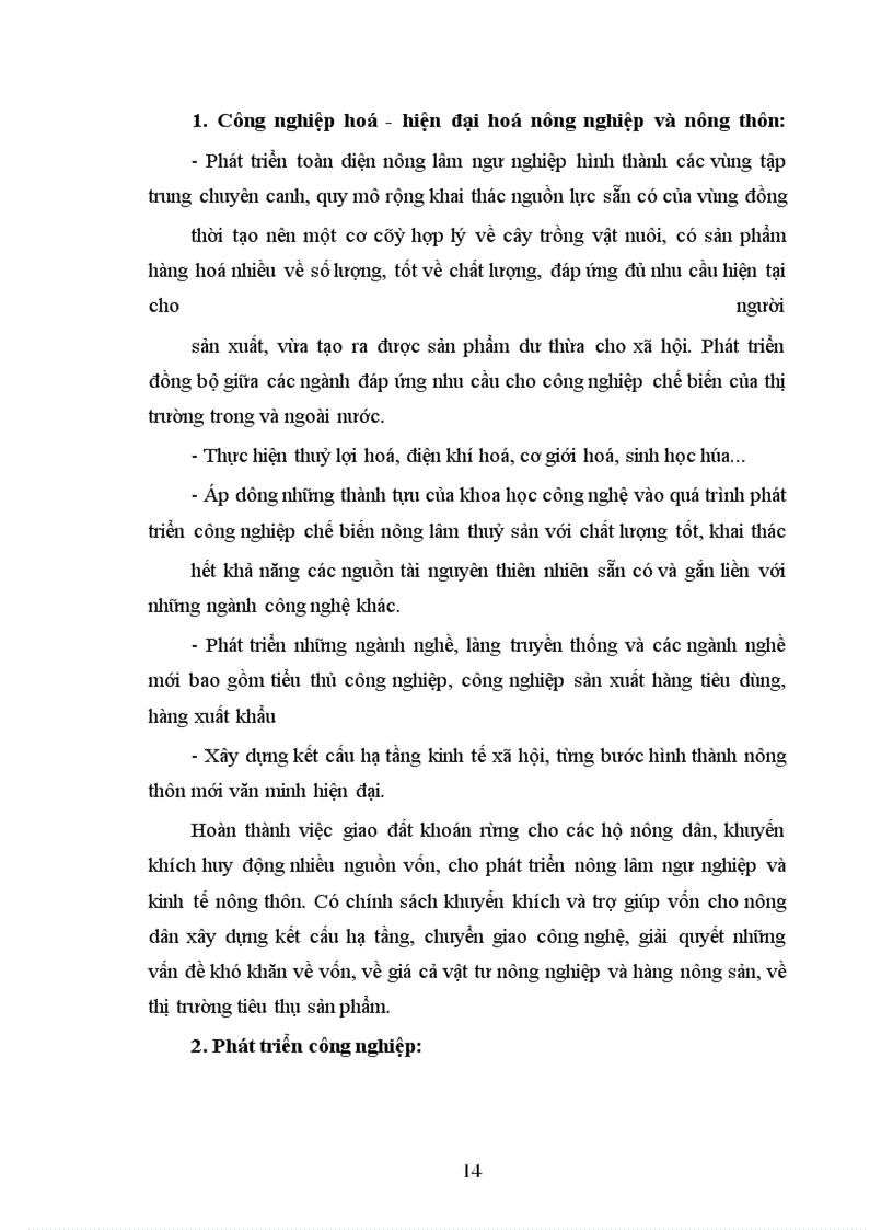 image for page Phương hướng và giải pháp để tiến hành công nghiệp hoá - hiện đại hoá