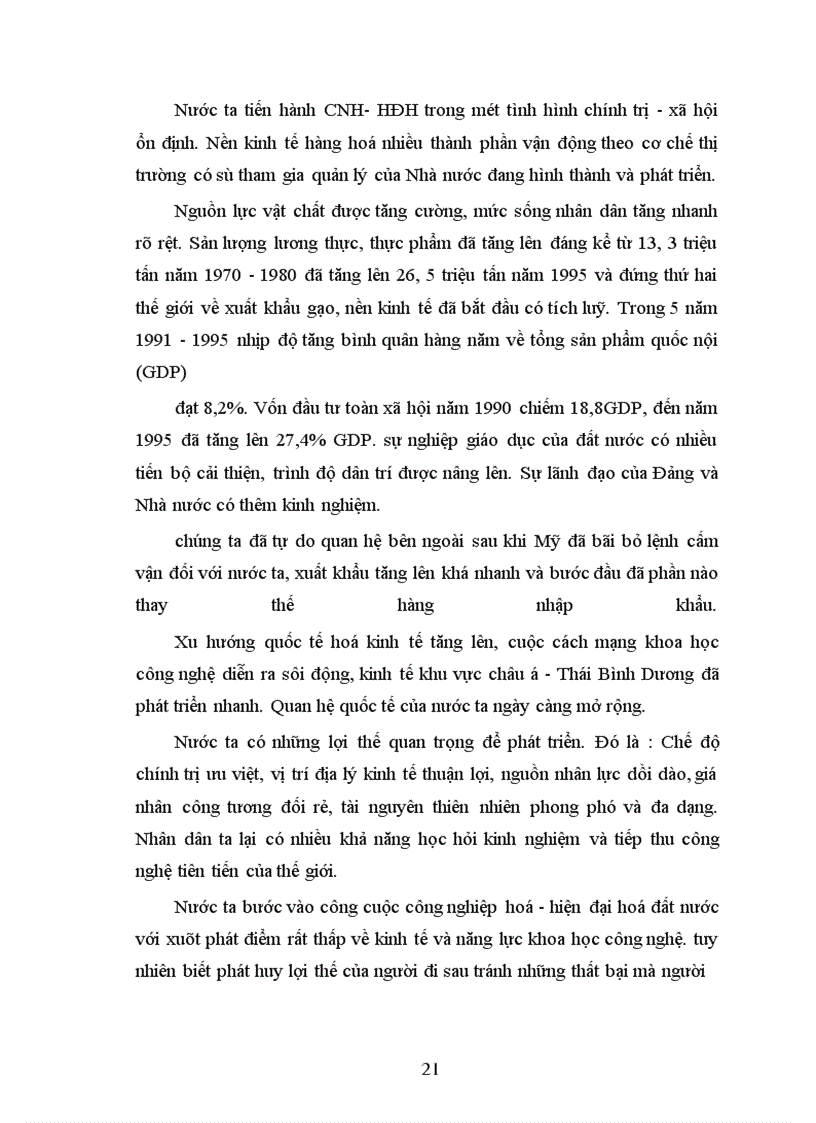 image for page Phương hướng và giải pháp để tiến hành công nghiệp hoá - hiện đại hoá