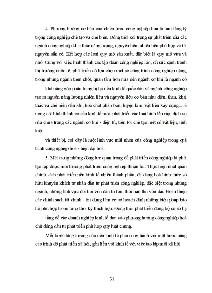 image for page Phương hướng và giải pháp để tiến hành công nghiệp hoá - hiện đại hoá