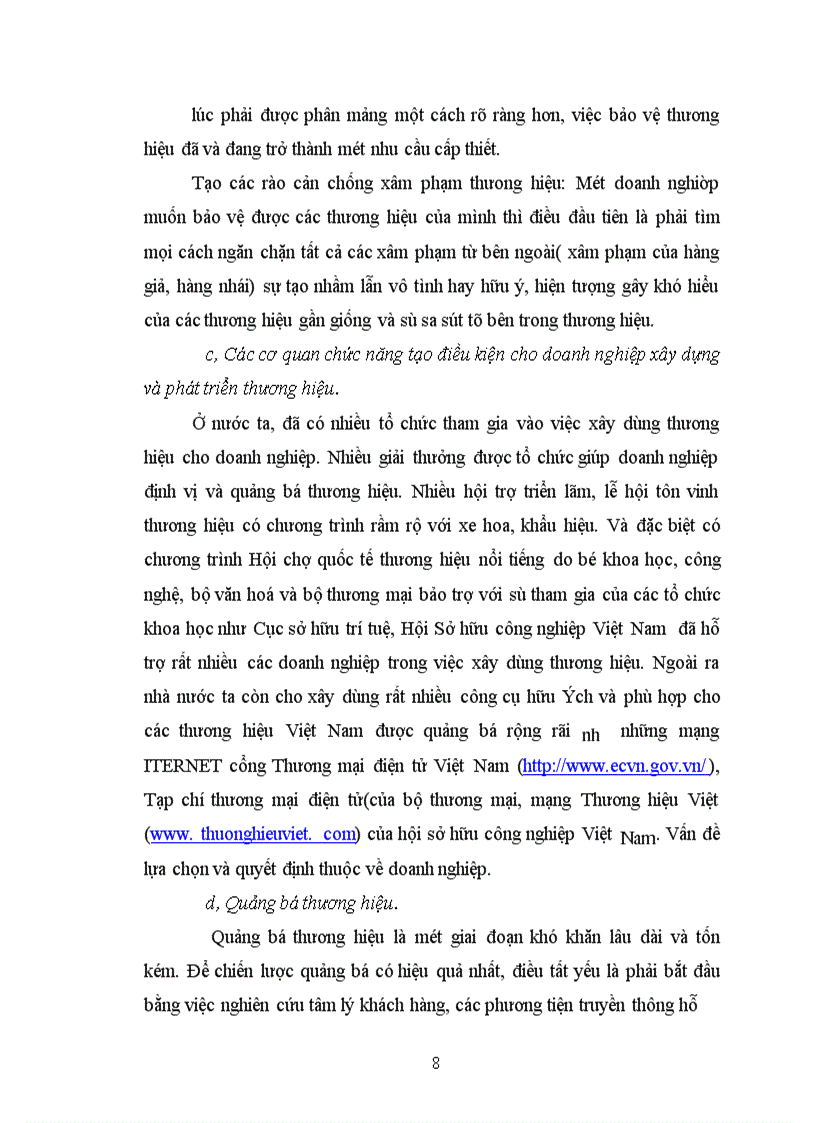 image for page Thương hiệu Việt Nam trên thị trường Quốc tế