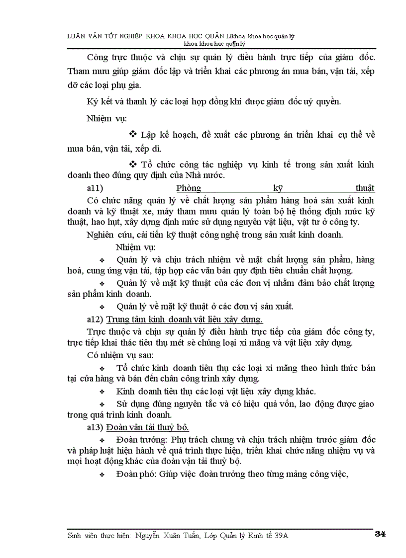 image for page Hoàn thiện công tác tổ chức tiền lương ở Công ty Vật tư - Vận tải - Xi măng