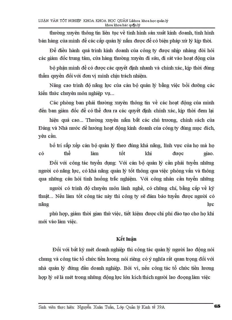 image for page Hoàn thiện công tác tổ chức tiền lương ở Công ty Vật tư - Vận tải - Xi măng