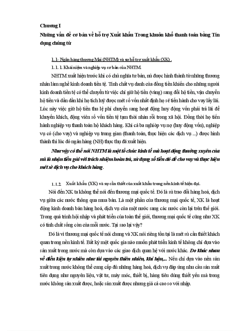 image for page Hỗ trợ XK trong khuôn khổ thanh toán tín dụng chứng từ ở Sở giao dịch I NHĐT&PT VN