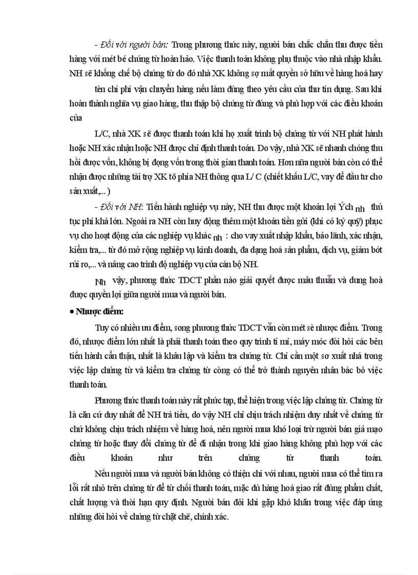 image for page Hỗ trợ XK trong khuôn khổ thanh toán tín dụng chứng từ ở Sở giao dịch I NHĐT&PT VN