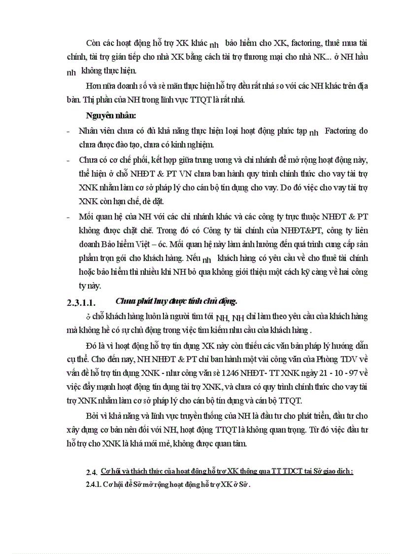 image for page Hỗ trợ XK trong khuôn khổ thanh toán tín dụng chứng từ ở Sở giao dịch I NHĐT&PT VN