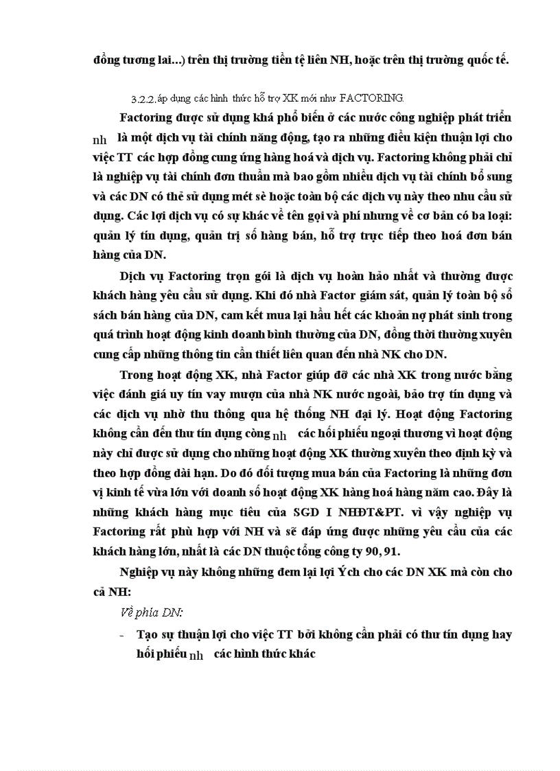 image for page Hỗ trợ XK trong khuôn khổ thanh toán tín dụng chứng từ ở Sở giao dịch I NHĐT&PT VN