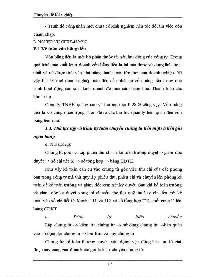image for page Kế toán tiền lương tại Công ty TNHH quảng cáo và tm P&G