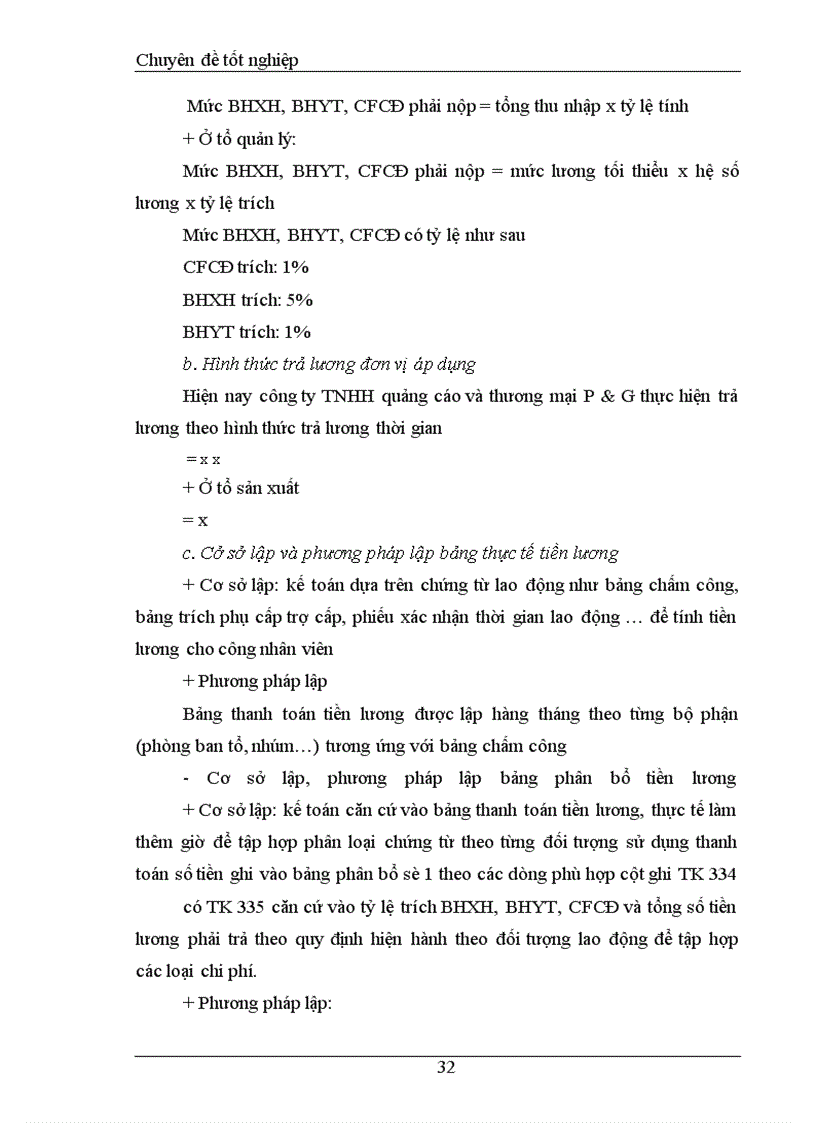 image for page Kế toán tiền lương tại Công ty TNHH quảng cáo và tm P&G