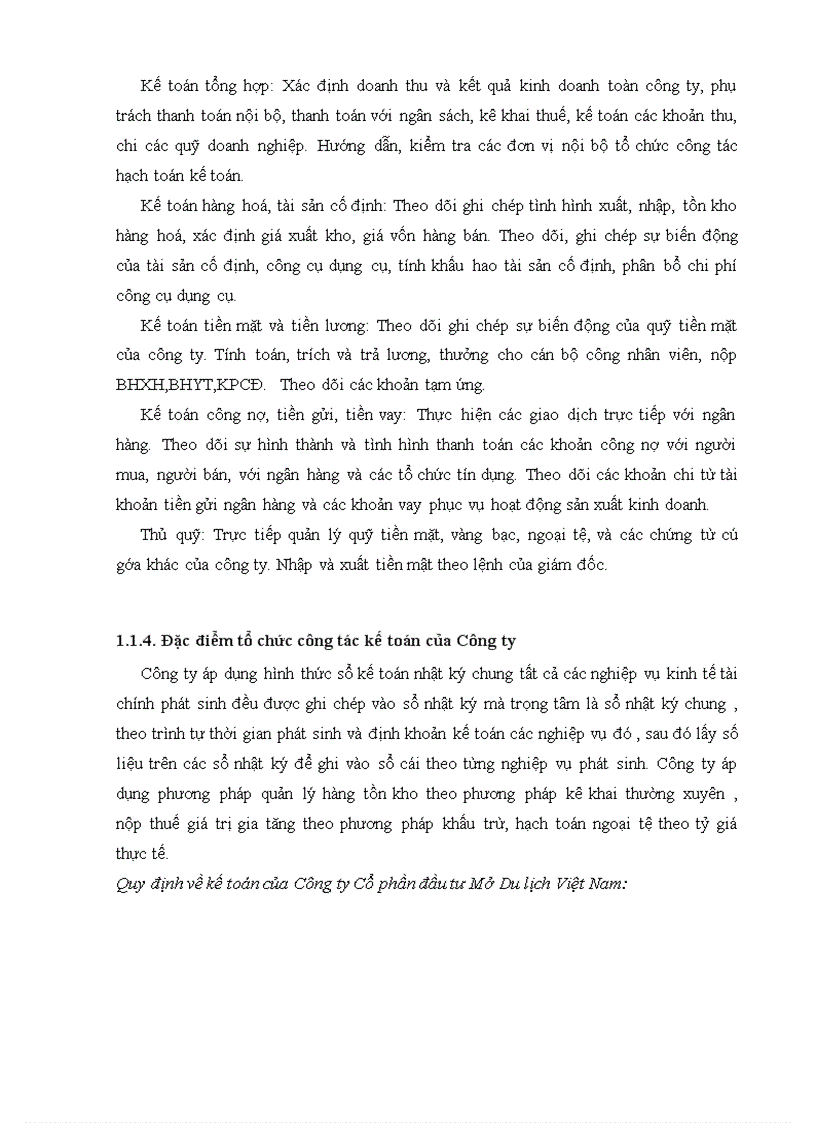 image for page Hoàn thiện công tác kế toán các nghiệp vụ thanh toán tại Công ty Cổ phần đầu tư Mở Du lịch Việt Nam