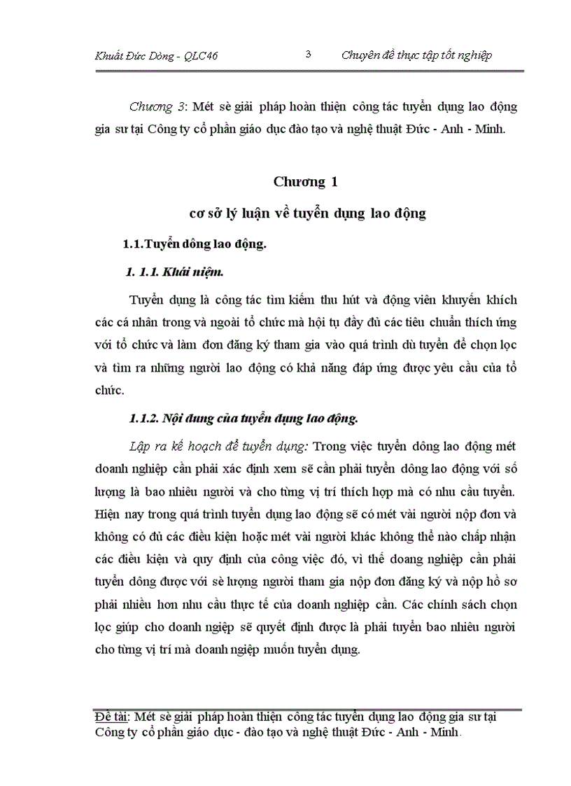 image for page Một số giải pháp hoàn thiện công tác tuyển dụng lao động gia sư tại Công ty cổ phần giáo dục đào tạo và nghệ thuât Đức - Anh - Minh