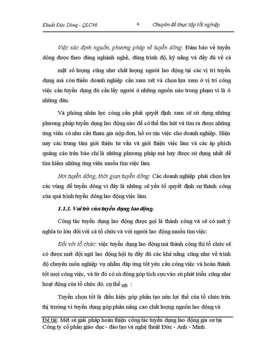image for page Một số giải pháp hoàn thiện công tác tuyển dụng lao động gia sư tại Công ty cổ phần giáo dục đào tạo và nghệ thuât Đức - Anh - Minh