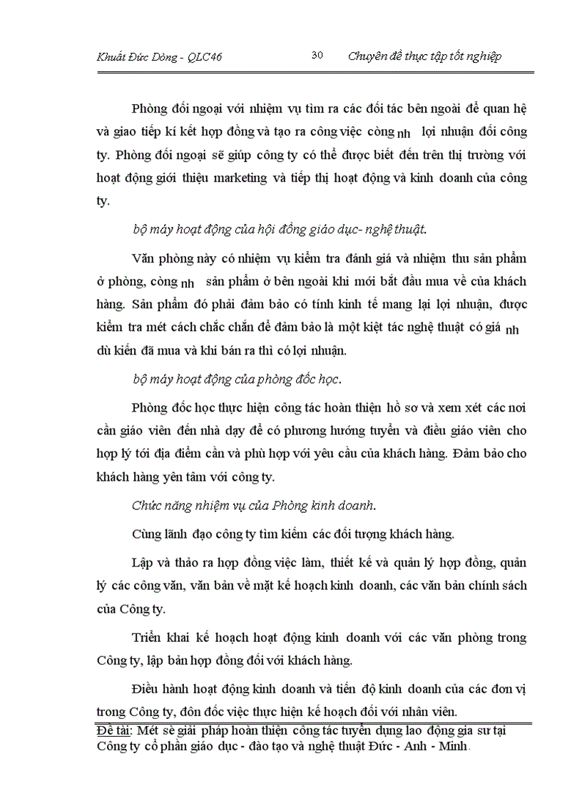 image for page Một số giải pháp hoàn thiện công tác tuyển dụng lao động gia sư tại Công ty cổ phần giáo dục đào tạo và nghệ thuât Đức - Anh - Minh