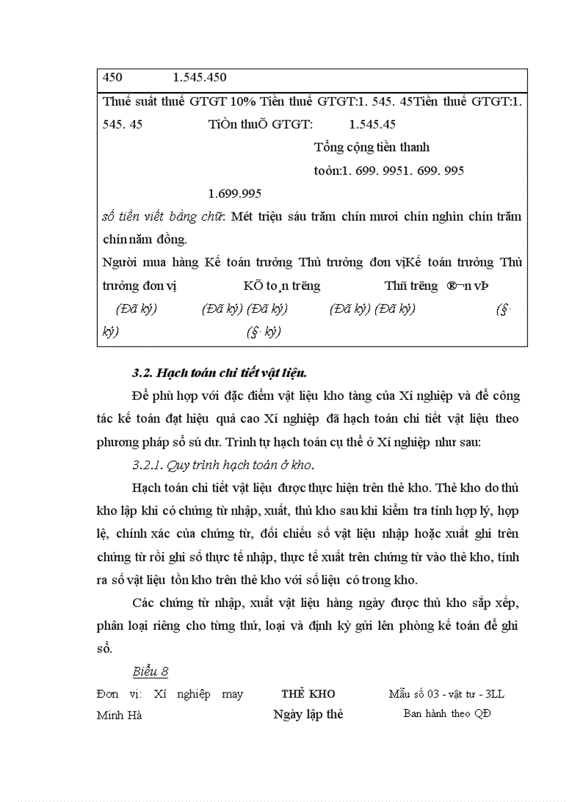 image for page Tổ chức kế toán nguyên vật liệu và phân tích tình hình quản lý sử dụng nguyên vật liệu tại Xí nghiệp may Minh Hà