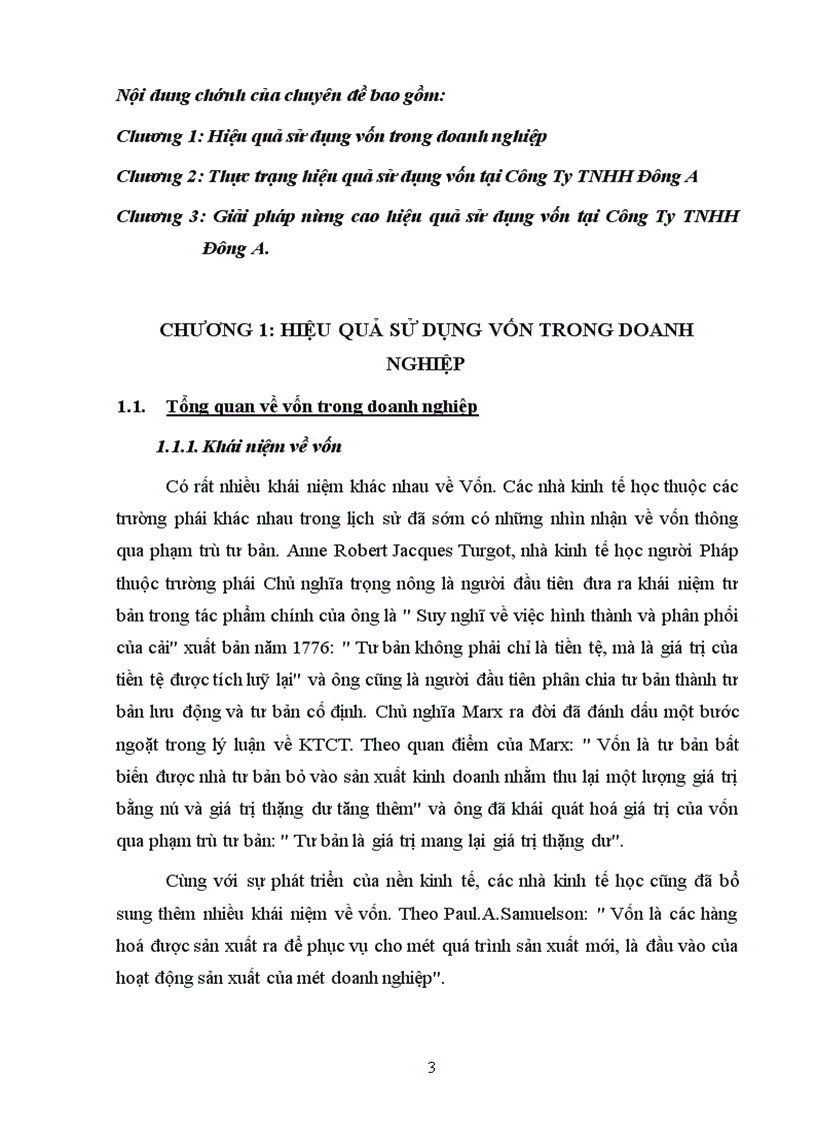 image for page Nâng cao hiệu quả sử dụng vốn tại Công Ty TNHH Đông A