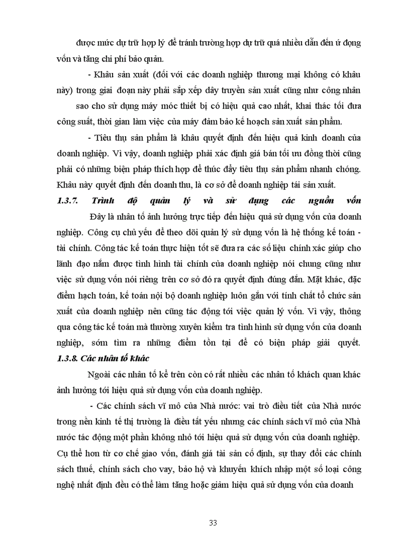 image for page Nâng cao hiệu quả sử dụng vốn tại Công Ty TNHH Đông A