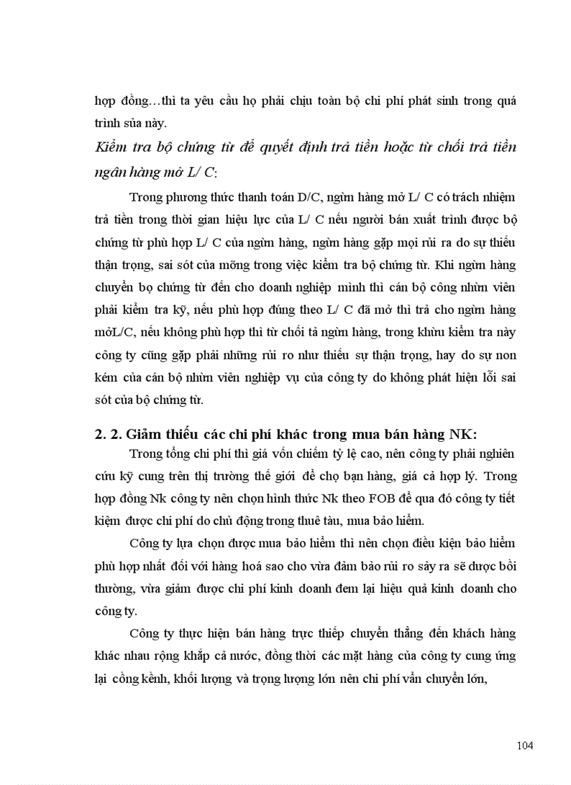 image for page Nâng cao hiệu quả kinh doanh hàng nhập khẩu ở Công Ty Thiết Bị 1