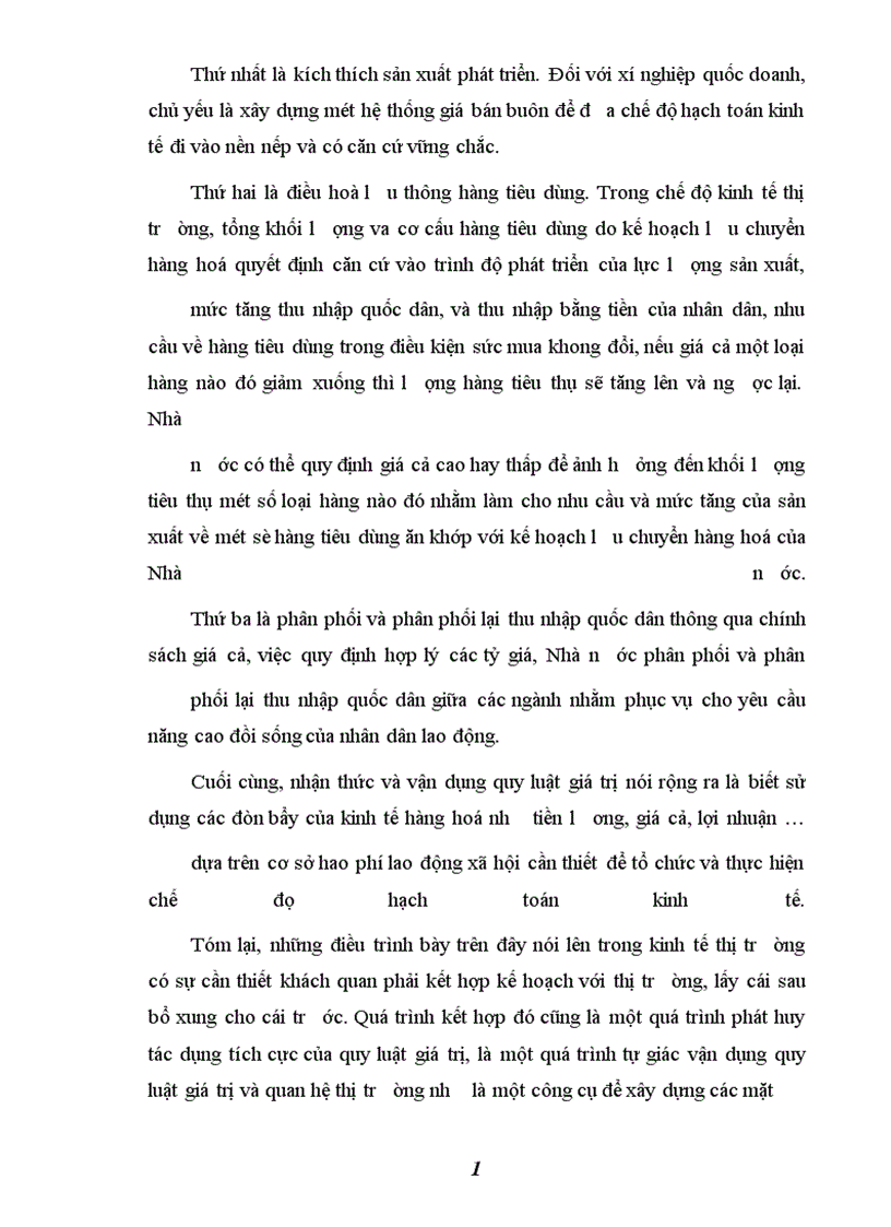 image for page Thực trạng nền kinh tế ở Việt Nam và tác động cơ bản của quy luật giá trị đối với nền kinh tế thị trường.