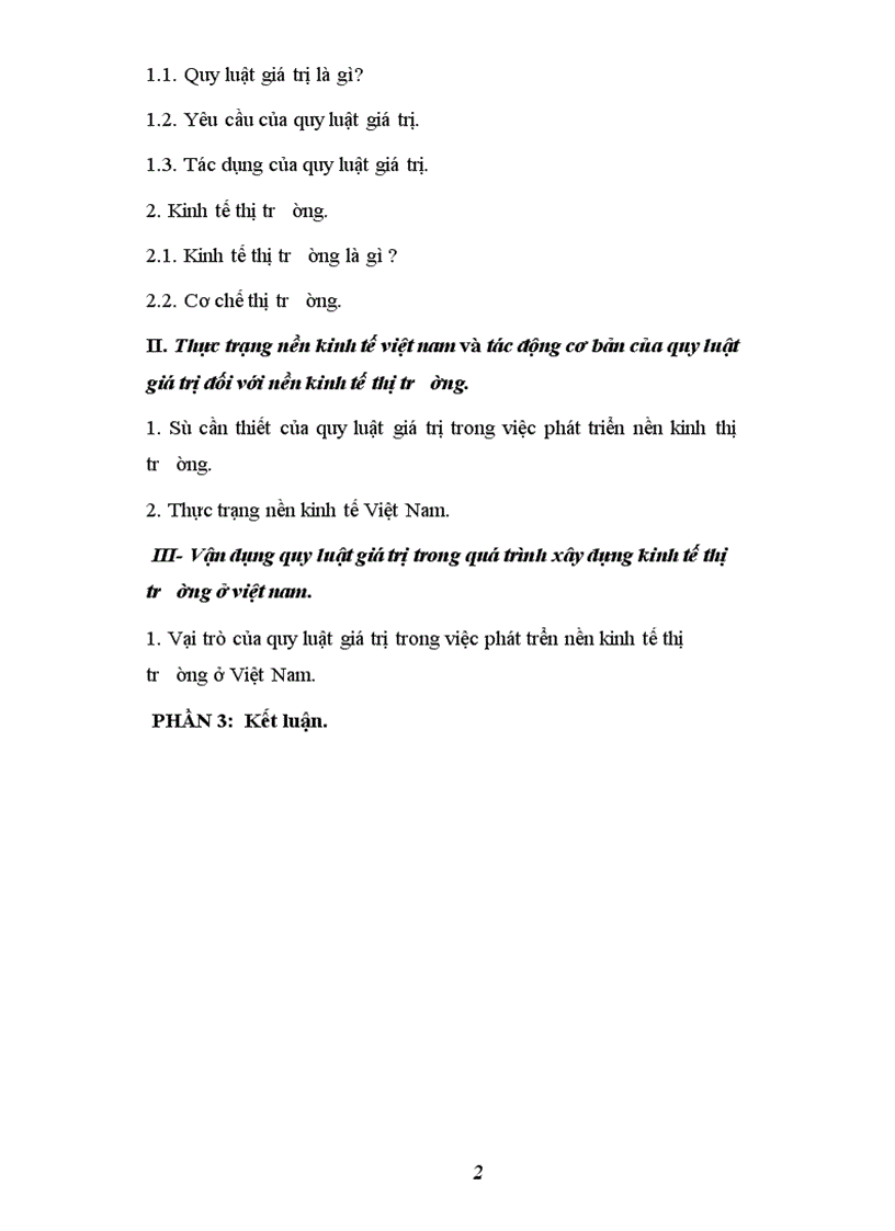 image for page Thực trạng nền kinh tế ở Việt Nam và tác động cơ bản của quy luật giá trị đối với nền kinh tế thị trường.