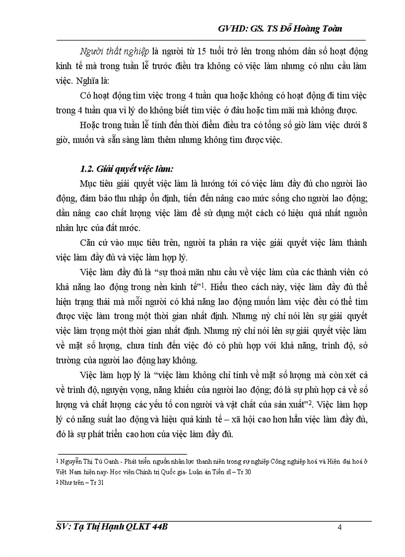 image for page Thực trạng và các giải pháp giải quyết việc làm cho thanh niên nước ta giai đoạn 2006 - 2010