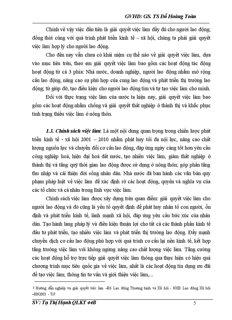 image for page Thực trạng và các giải pháp giải quyết việc làm cho thanh niên nước ta giai đoạn 2006 - 2010