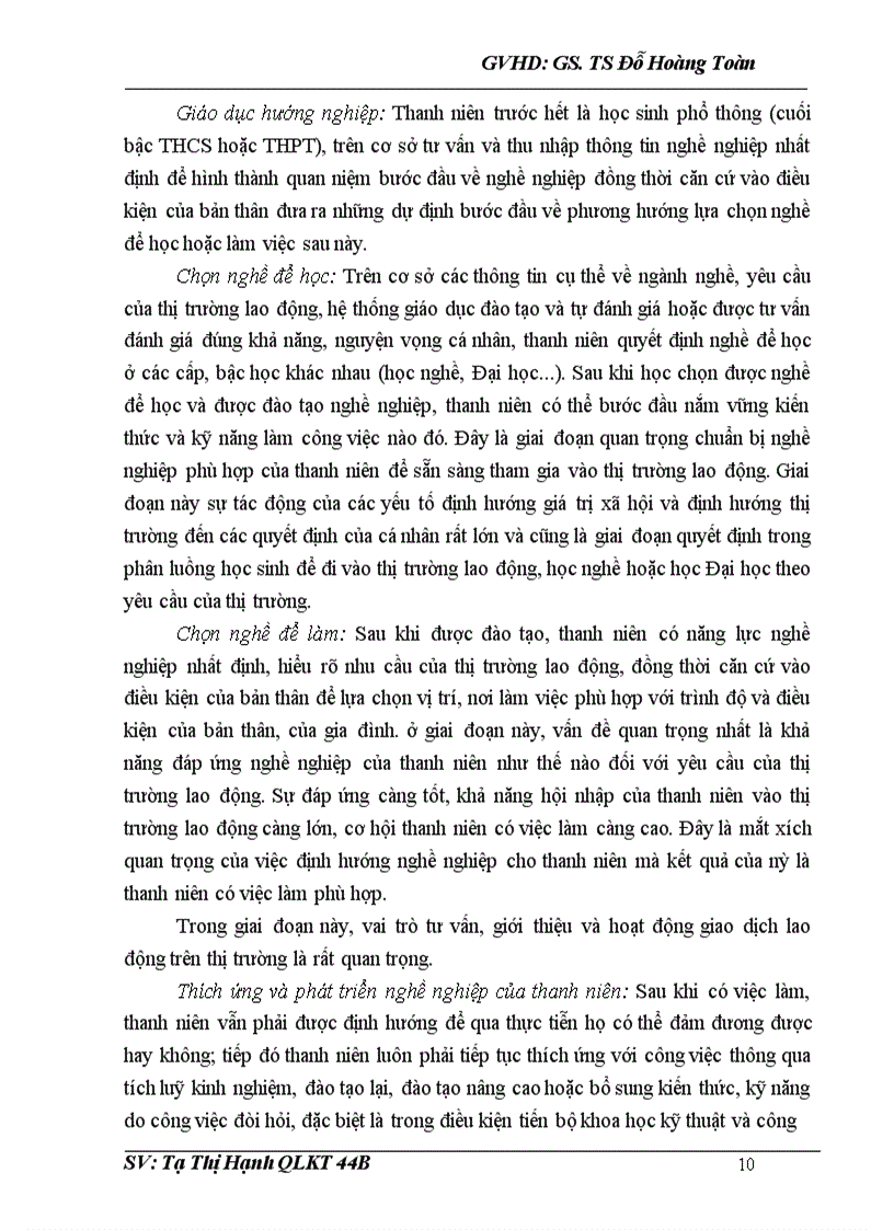 image for page Thực trạng và các giải pháp giải quyết việc làm cho thanh niên nước ta giai đoạn 2006 - 2010