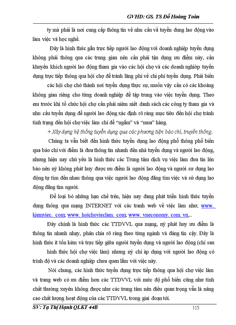image for page Thực trạng và các giải pháp giải quyết việc làm cho thanh niên nước ta giai đoạn 2006 - 2010