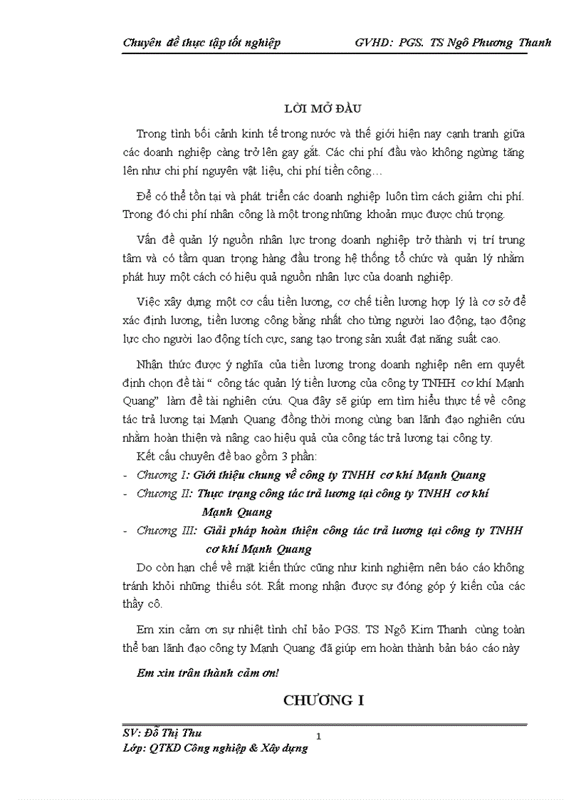 image for page Công tác quản lý tiền lương của công ty TNHH cơ khí Mạnh Quang