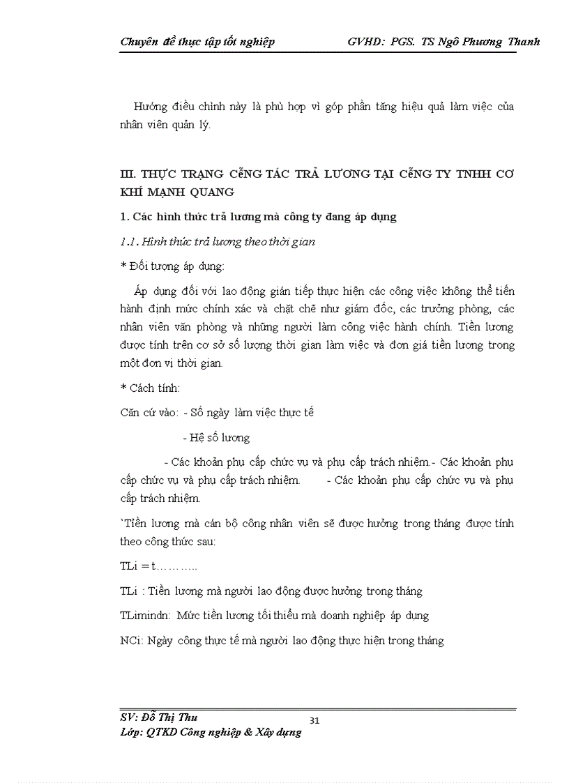 image for page Công tác quản lý tiền lương của công ty TNHH cơ khí Mạnh Quang