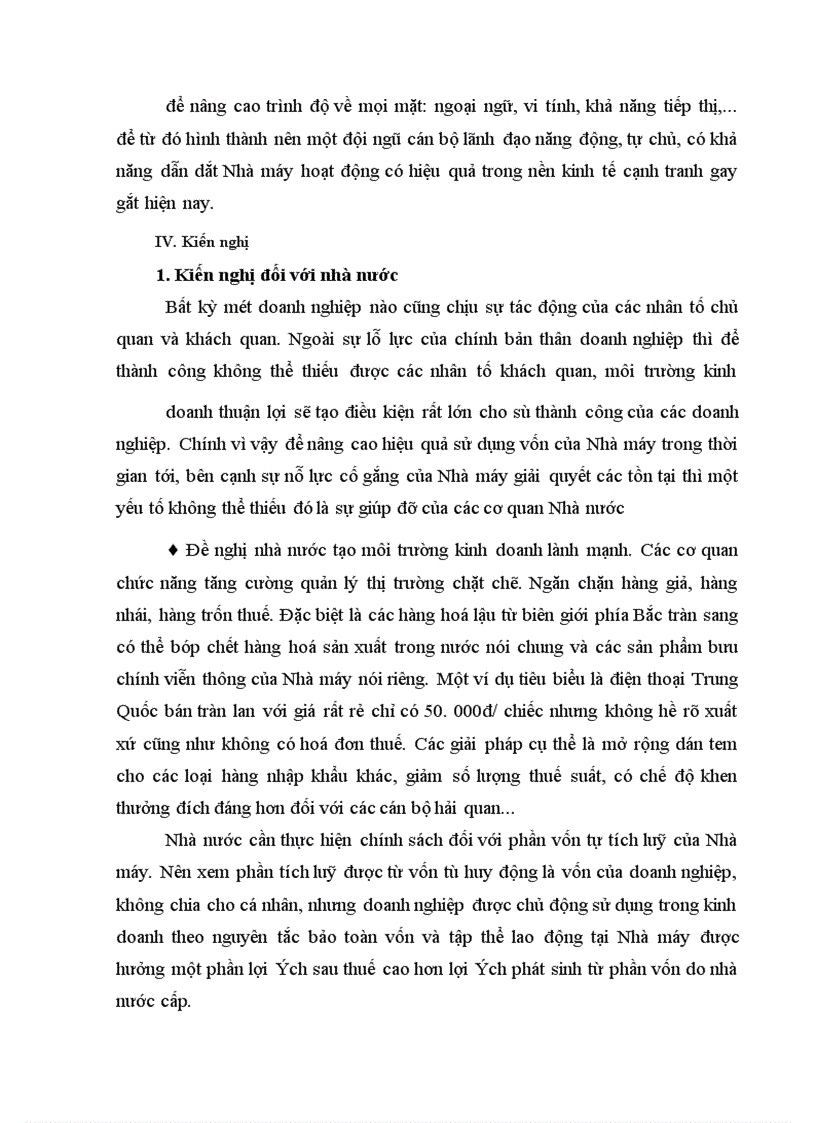 image for page Một số giải pháp góp phần nâng cao hiệu quả sử dụng vốn tại Nhà máy Thiết Bị Bưu Điện