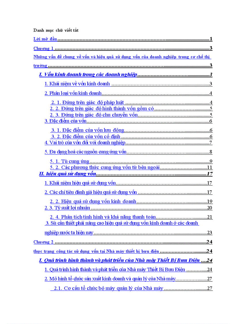 image for page Một số giải pháp góp phần nâng cao hiệu quả sử dụng vốn tại Nhà máy Thiết Bị Bưu Điện
