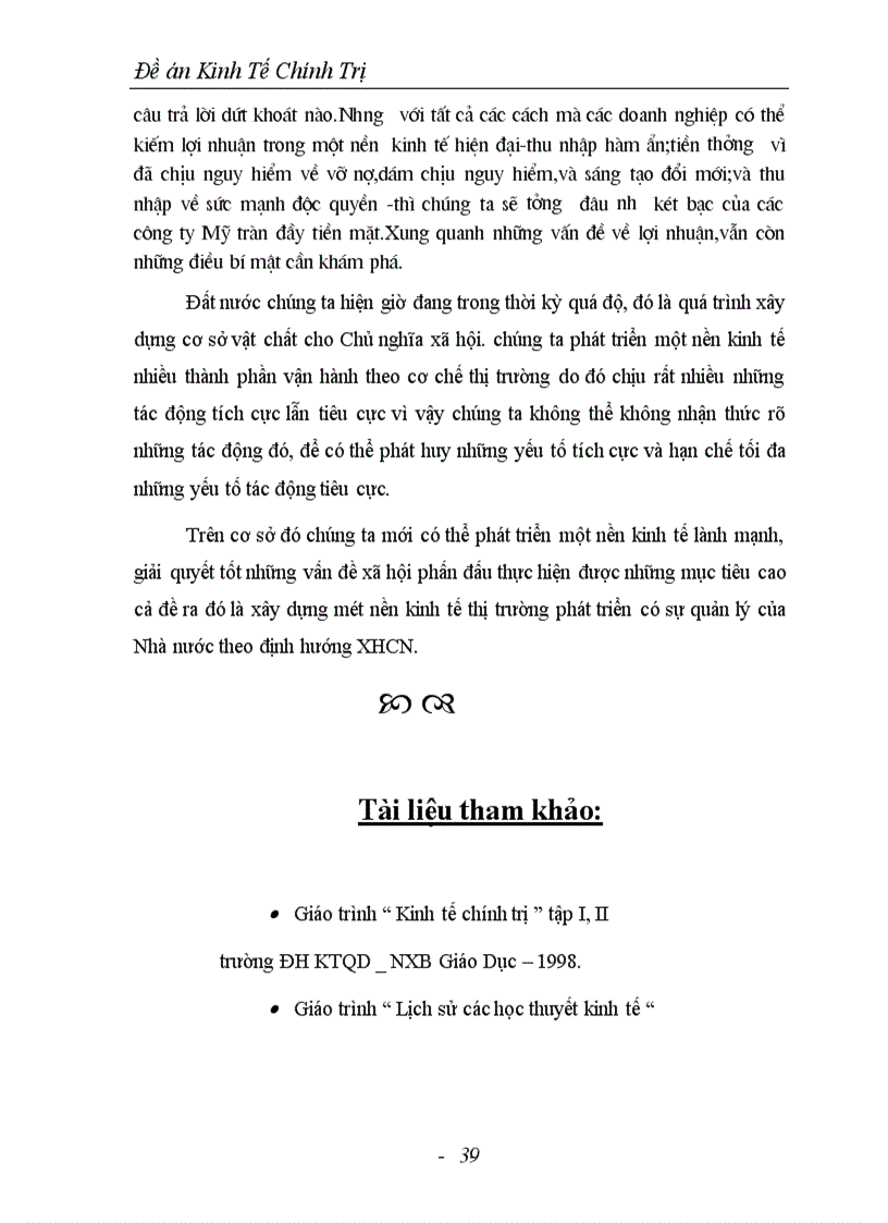 image for page Vai trò của nhà nước với tư cách là người điều hành quản lý nền kinh tế và rút ra những kinh nghiệm để vận dụng phạm trù lợi nhuận trong đời sống thực tiễn