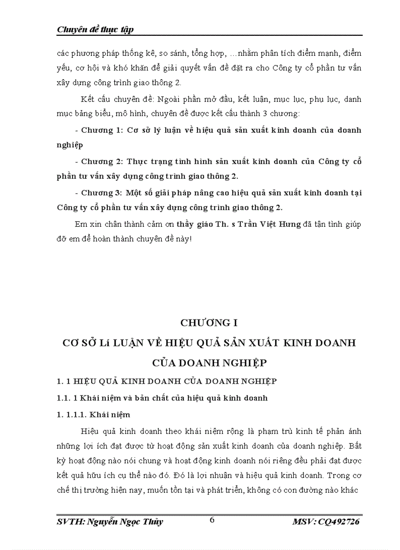 image for page Nâng cao hiệu quả sản xuất kinh doanh tại công ty Cổ phẩn tư vấn xây dựng công trình giao thông 2