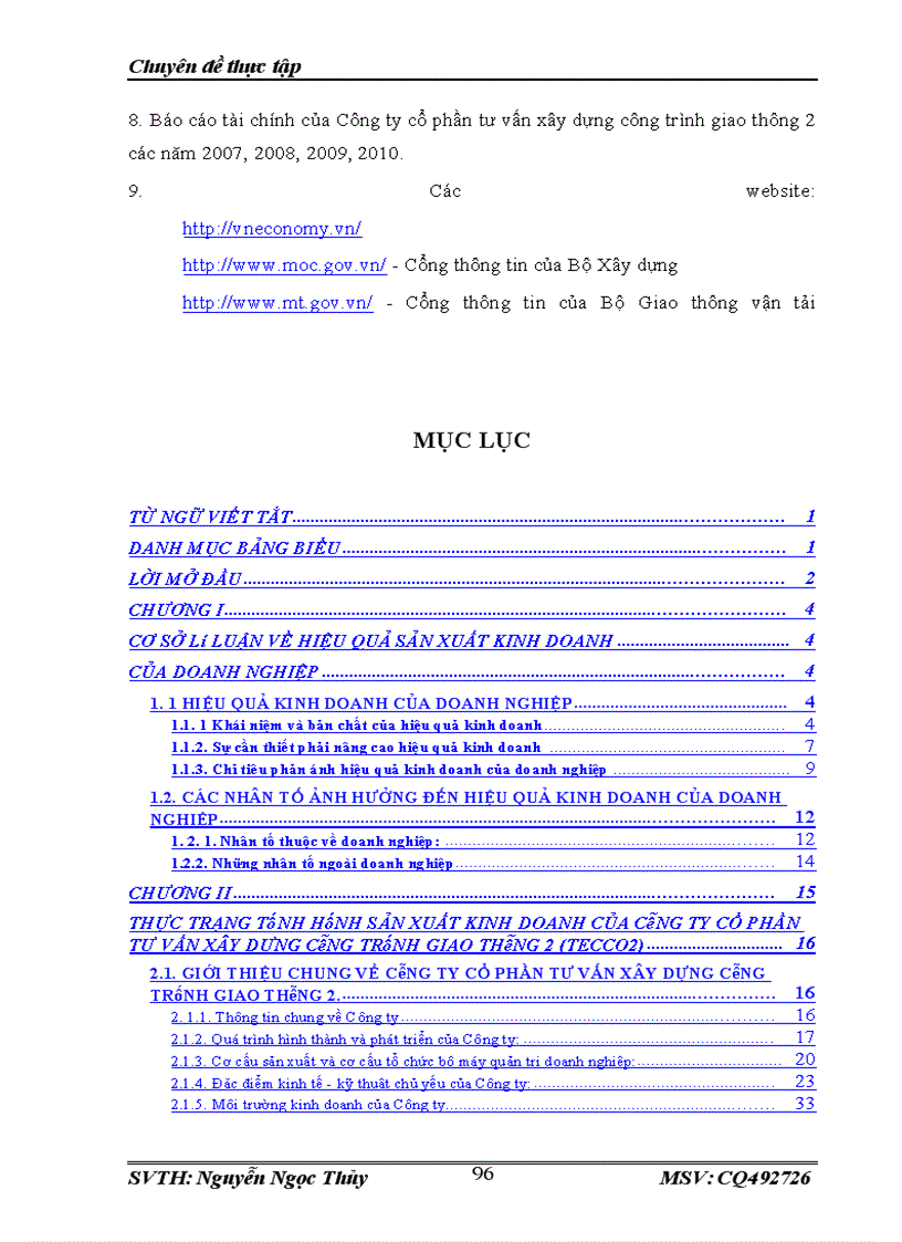image for page Nâng cao hiệu quả sản xuất kinh doanh tại công ty Cổ phẩn tư vấn xây dựng công trình giao thông 2