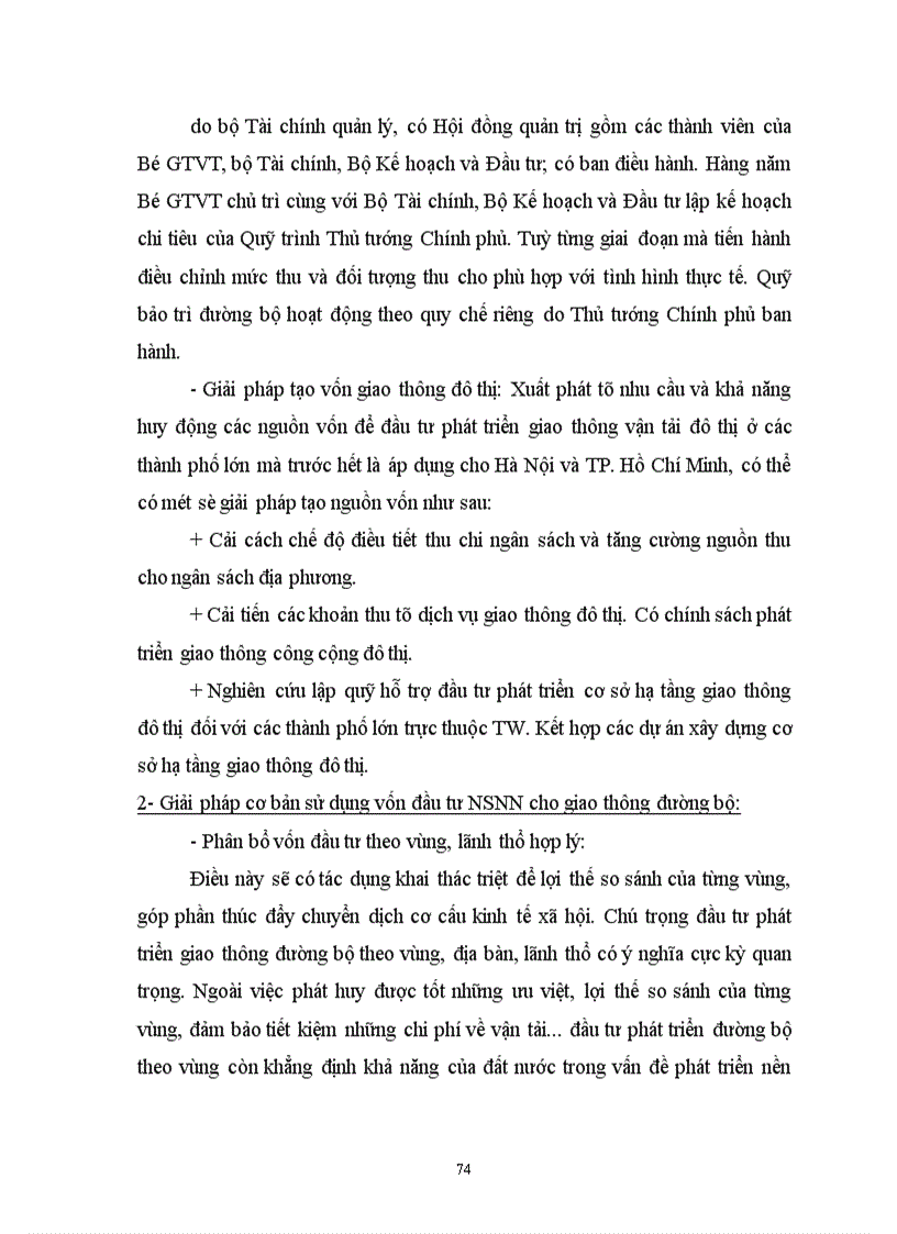 image for page Định hướng huy động và sử dụng vốn đầu tư NSNN cho giao thông đường bộ ở Việt Nam giai đoạn 2001 - 2010