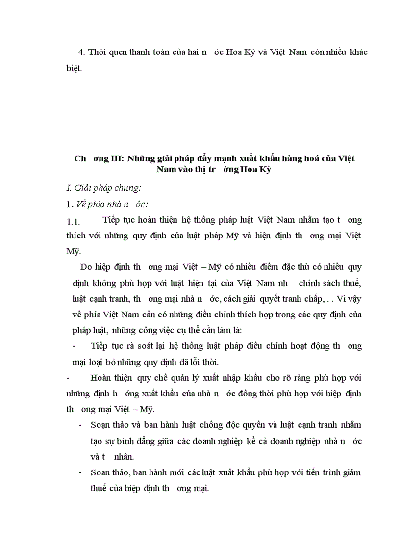 image for page Xuất khẩu hàng hoá của Việt Nam vào thị trơơờng Hoa Kỳ - Những vấn đề đặt ra và giải pháp phát triển